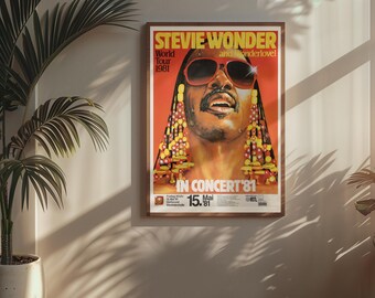 ☆Stevie Wonder☆ Poster R&B Soul Amazon.com: Stevie Wonder Poster, Soul, Funk, Jazz, R&B, Art