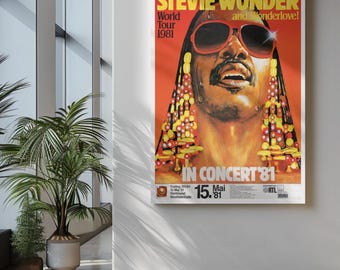 1980s Vintage Soul Concert Poster – Retro Classic R&B Funk