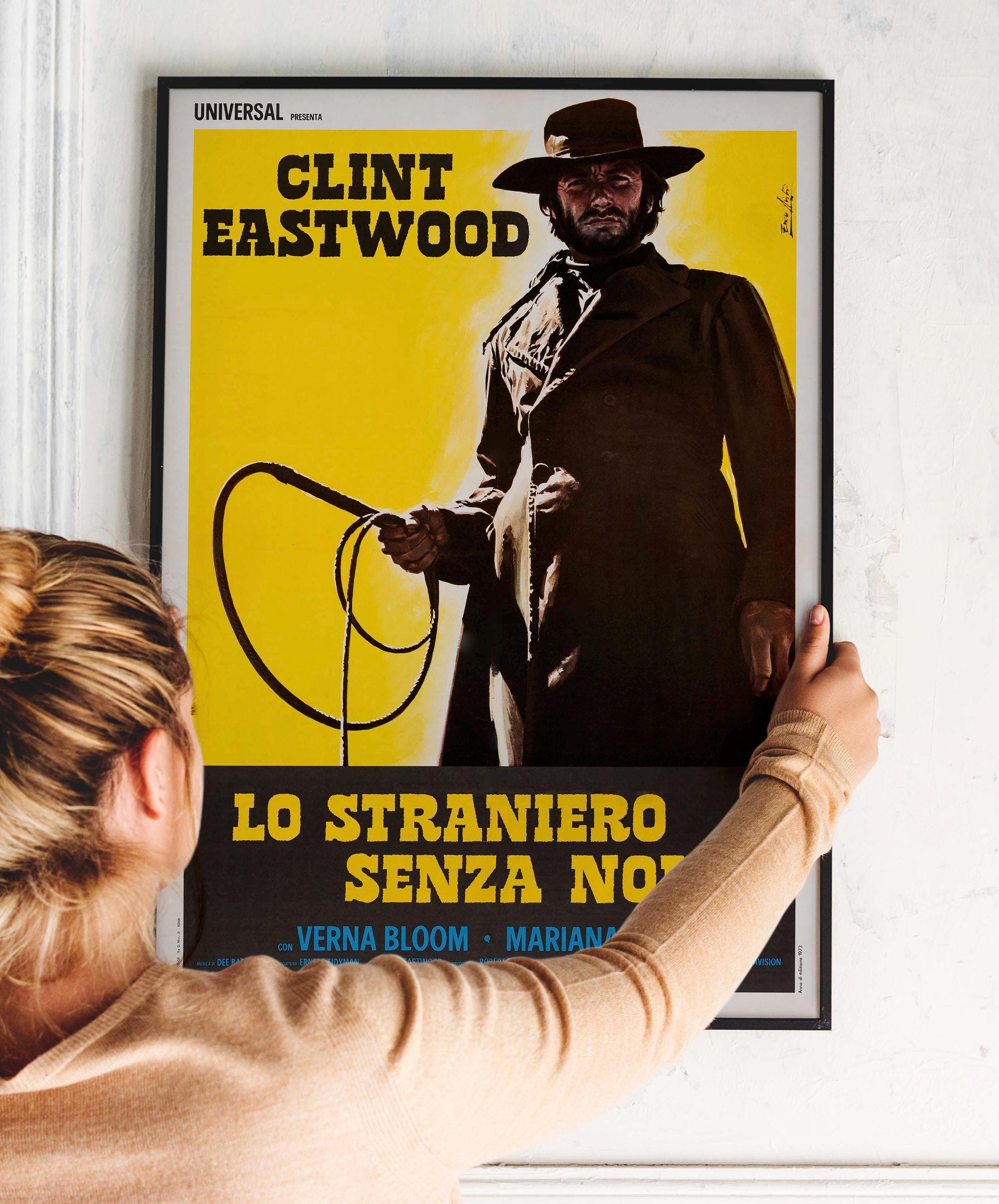 Classic Spaghetti Western Poster – Vintage 1970s Outlaw Film Print