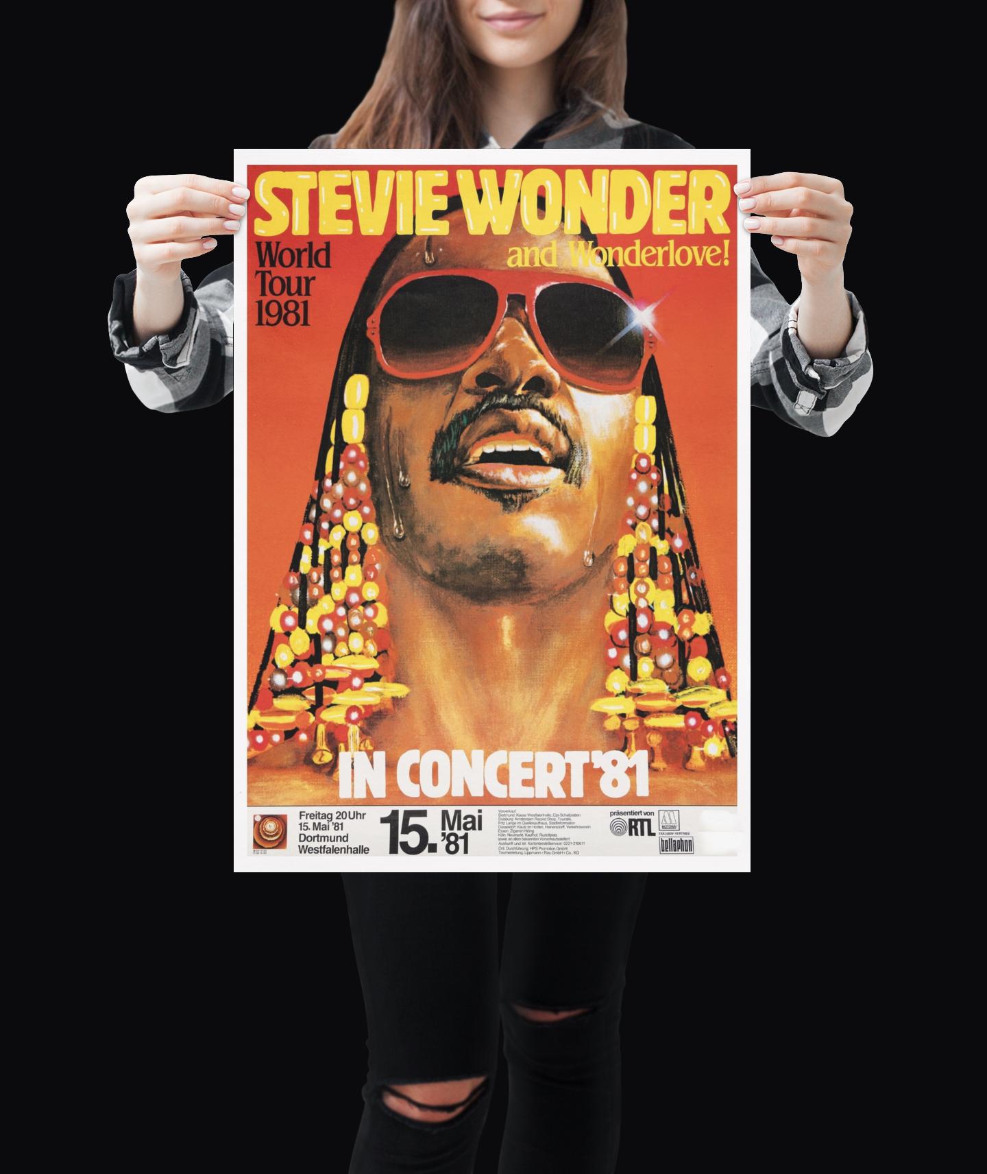 1980s Vintage Soul Concert Poster – Retro Classic R&B Funk