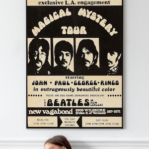 Póster de rock retro de los años 60: arte de conciertos vintage, pared musical, arte de conciertos vintage, póster de rock de los años 60, póster de pop de los años 70, póster de conciertos retro