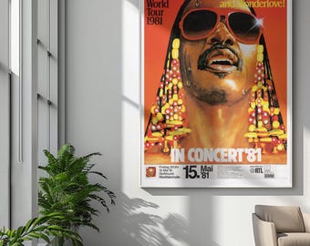 ☆Stevie Wonder☆ Poster R&B Soul The Vault of Soul: Stevie Wonder - WERS 88.9FM