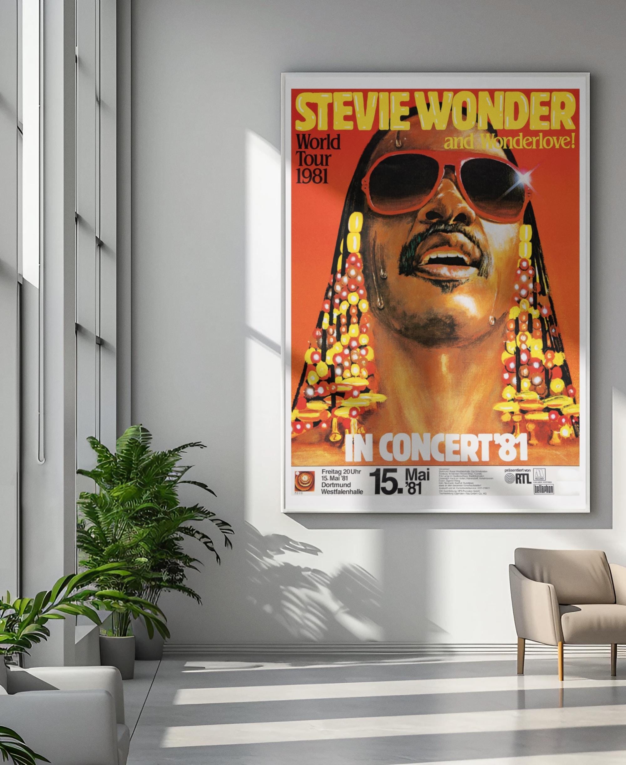 ☆Stevie Wonder☆ Poster R&B Soul Stevie Wonder Poster, Soul, Funk, Jazz, R&B, Art Print