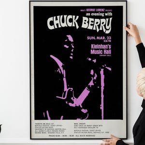 1960s Vintage Rock Art, Retro Band Memorabilia, Classic Concert Decor, Iconic Rock and Roll Wall Print