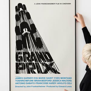 Grandprix 1967 Filmposter – Rennsportfilm-Klassiker mit James Garner & Toshiro Mifune DRUCKBARE DOWNLOAD