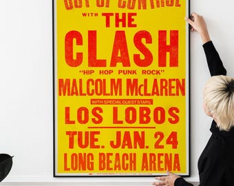 Vintage Rock Festival Poster – Classic Punk New Wave Concert Print, Retro 80s Music Collectible Artwork PRINTABLE DOWNLOAD