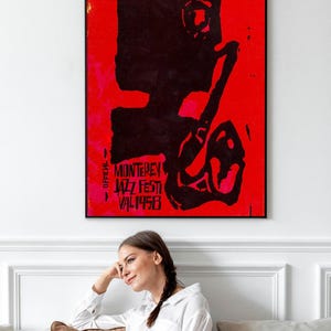 Classic Jazz Festival Poster – 1950s Vintage Concert Art, Retro Music Print, Jazz Band Wall Decor