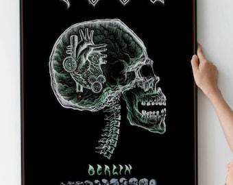 Retro 2000s Rock Poster – Classic Progressive & Alternative Metal Concert Collectible PRINTABLE DOWNLOAD