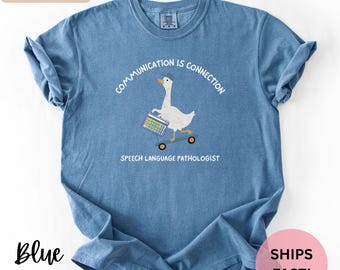 Speech Therapy Shirt, Speech Therapist Shirt, Speech pathology, slp graduation gift, comfort colors, teacher appreciation