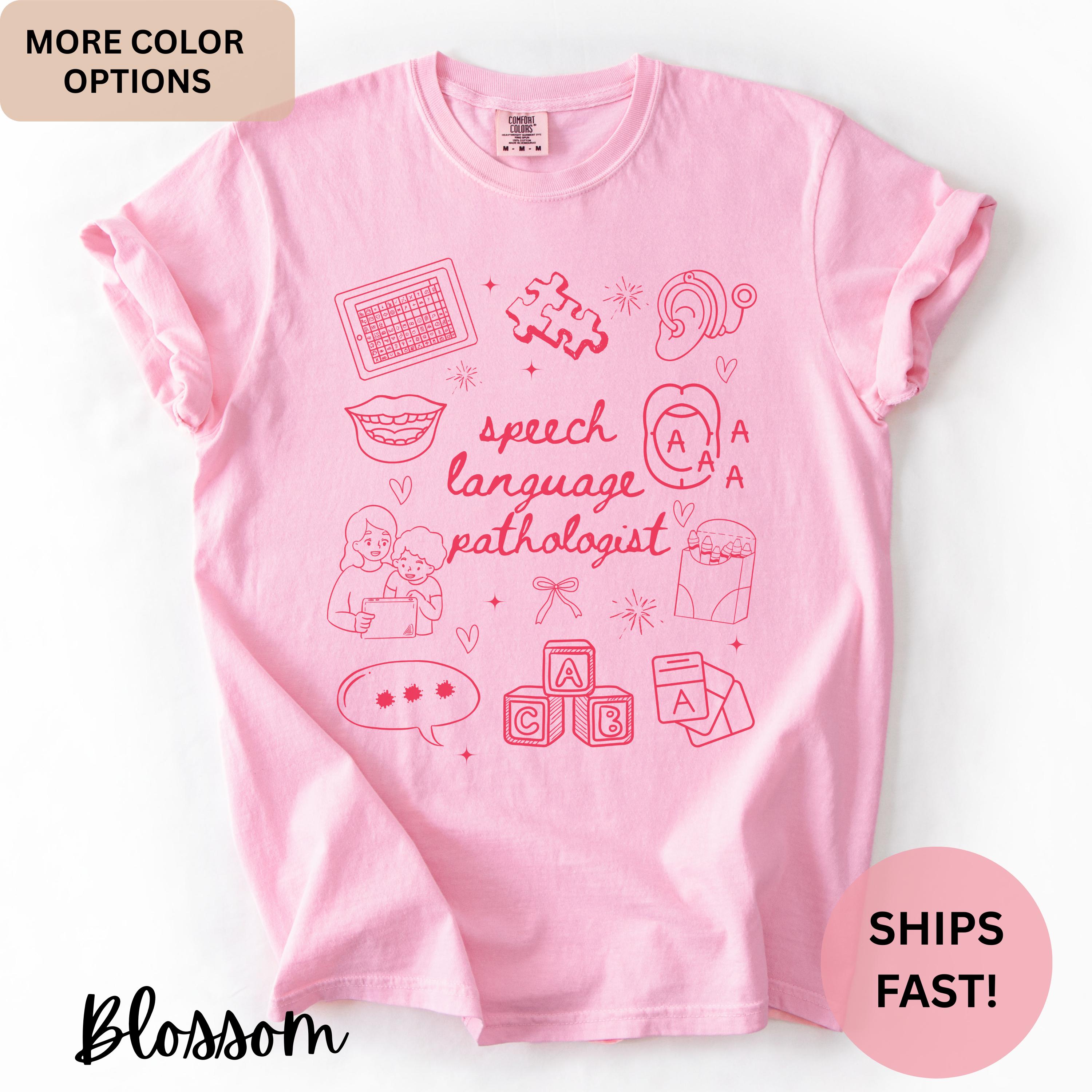 Speech Therapy Shirt, Speech Therapist Shirt, Speech pathology, slp graduation gift, comfort colors, fall tshirt, teacher appreciation