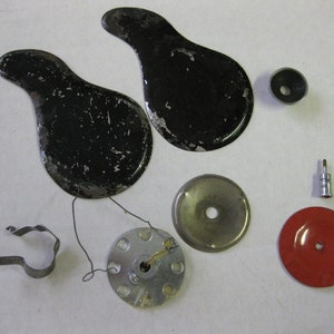 Cool Vintage Metal Parts Stuff Toys Erector Camera Rattle Supplies Altered Art SALE image 1