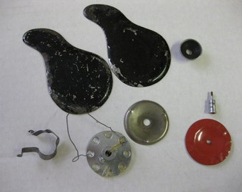 Cool Vintage Metal Parts Stuff Toys Erector Camera Rattle Supplies Altered Art SALE