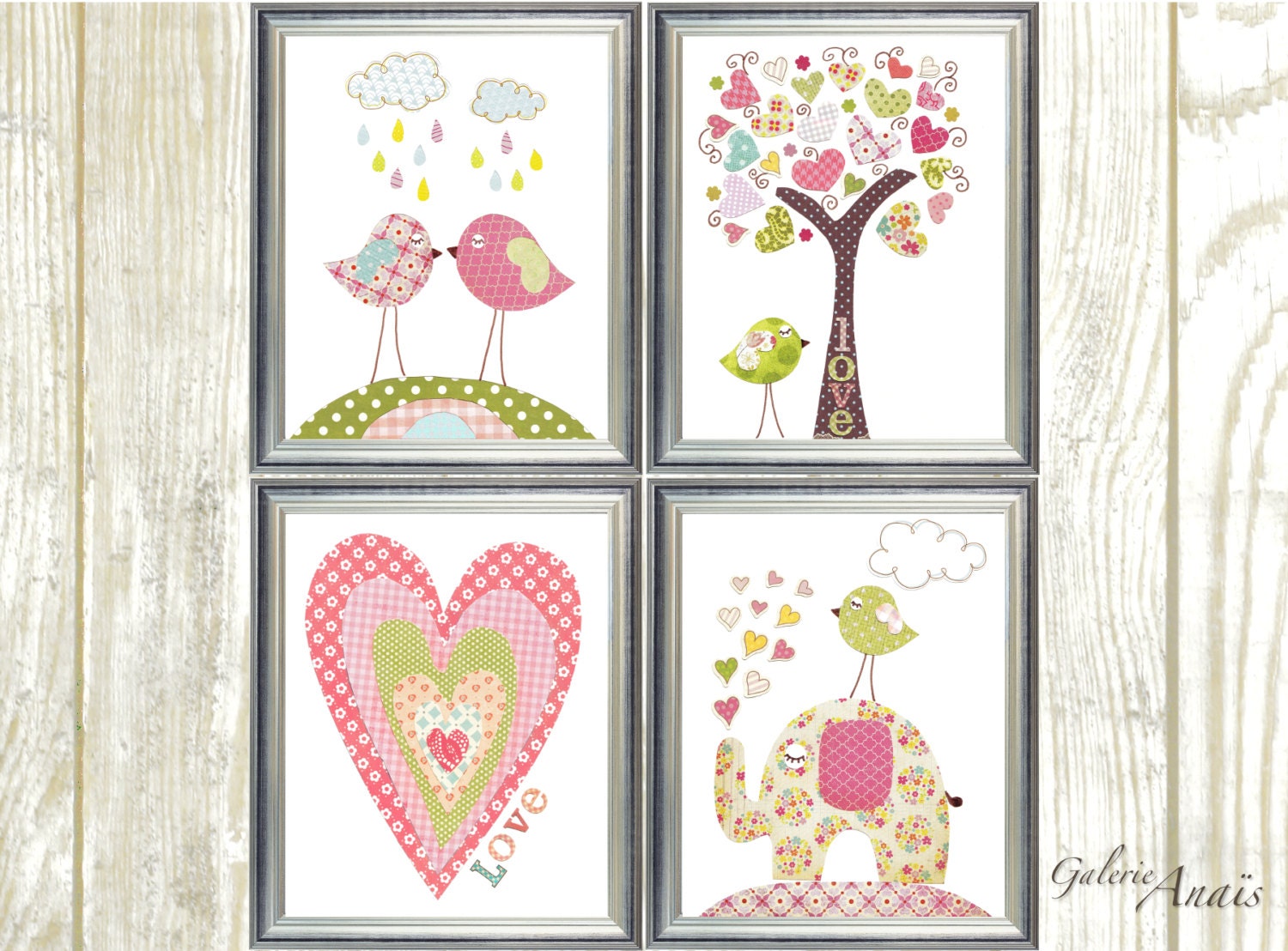 Baby Girl Nursery Decor Nursery Prints Baby Nursery Prints Etsy