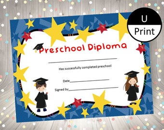 coloring preschool diploma free printable graduation pinterest from