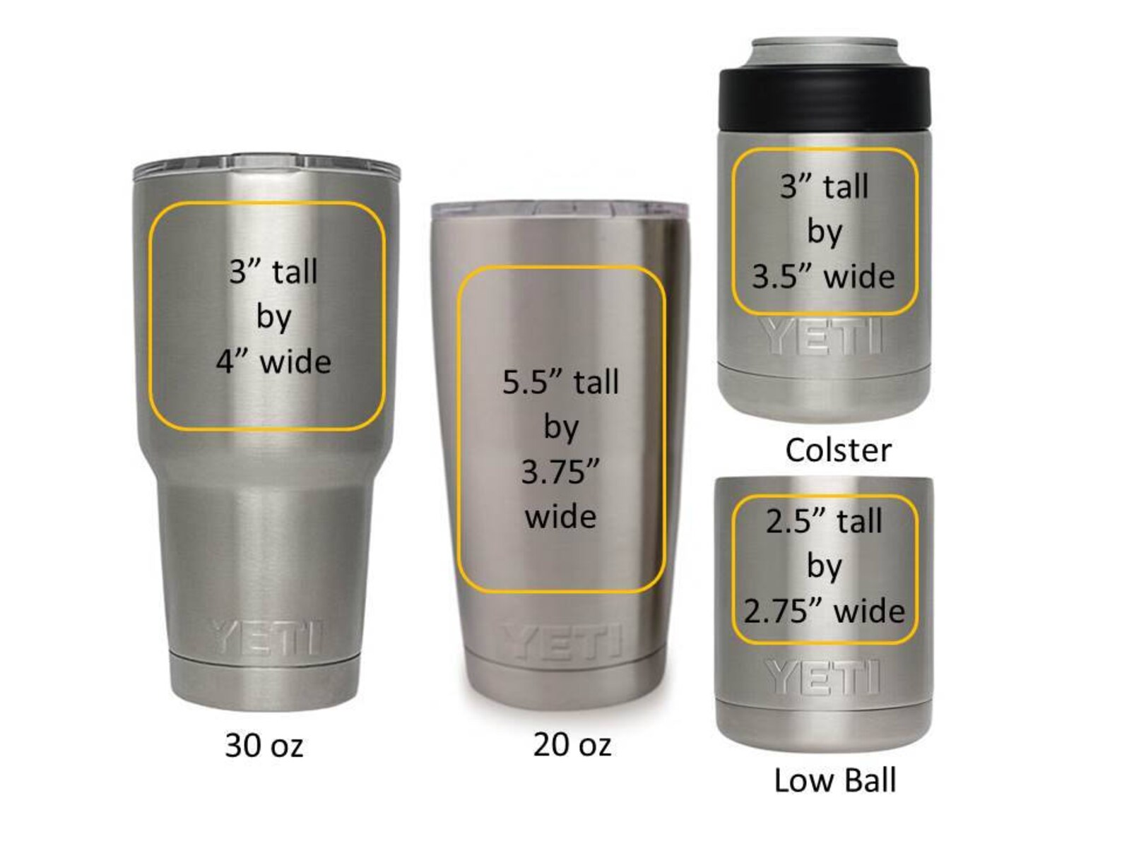 Yeti Cup Decal Baseball Softball Sports Personalized Name Etsy