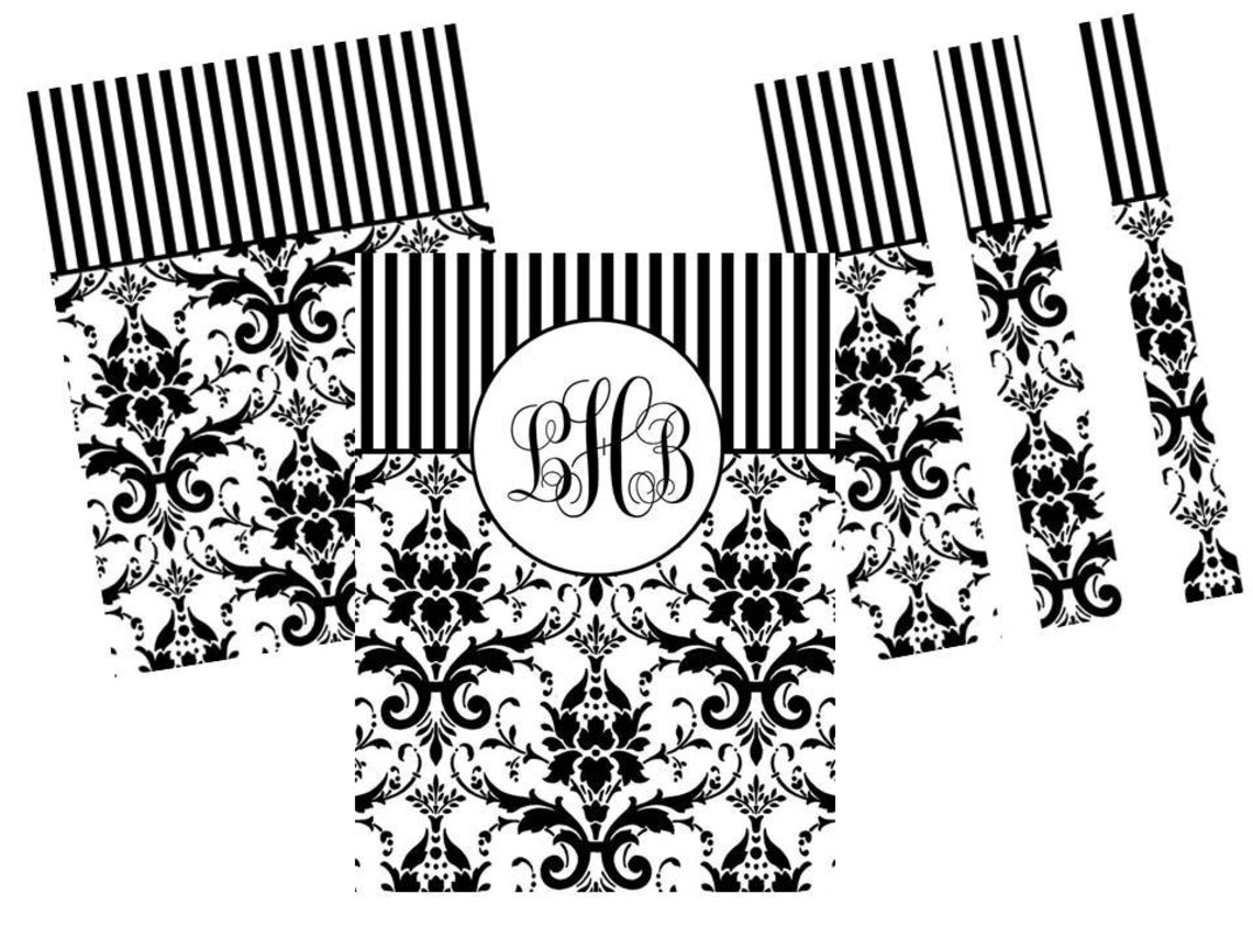 Instant Download Printable Folder Binder Covers Inserts Black - Etsy