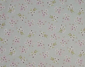 Dogwood Flowers Floral Fabric HENRY GLASS Quilters Cotton You Are Loved