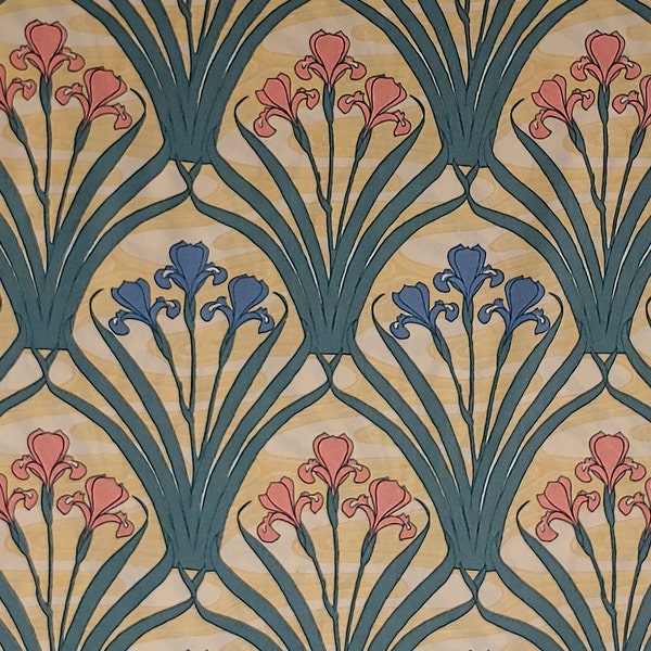 Art Nouveau Fabric - Etsy