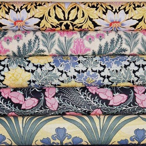Floral ART NOUVEAU Fabric Timeless Treasures Quilters Cotton BTY By The Yard Continuous Cuts