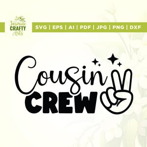 Cousin Crew svg, Cricut, sublimação, Cousin Crew Shirt Svg, Cousin Quote svg, Novo no Cousin Crew Svg, Melhor Cousin svg, Cousin Crew png