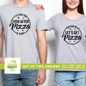 Transfert femme mari SVG, couples drôles, Cricut, sublimation, Couples assortis Svg, après Pizza Svg, Svg anniversaire assorti, Silhouette