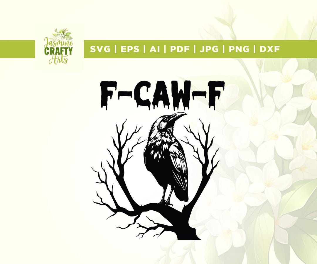 F-Caw-F Funny Chicken T-Shirt Heat Iron On Transfer Sticker Raven Chicken | UK