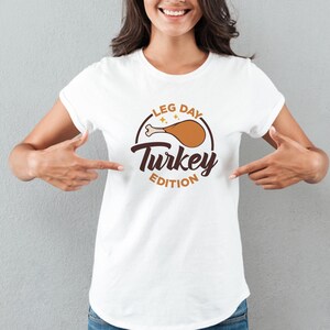 Funny Thanksgiving Tank Top Today Is Leg Day Funny Thanksgiving Day