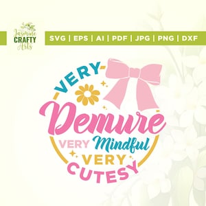 Very Demure svg, cricut, sublimation, Girly Pink Fashion Demure Girl svg, svg designs, Very Demure png, Silhouette, vinyl, instant download