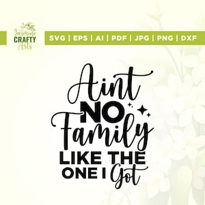 Não existe família como a que eu tenho svg, Cricut, sublimação, I Got svg, I Got png, camisetas, família svg, silhueta, vinil, download instantâneo