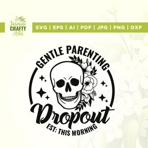 Voortijdige drop-out svg, vanmorgen svg, Cricut, sublimatie, zachte svg, drop-out svg, ouderschap png, silhouet, instant download