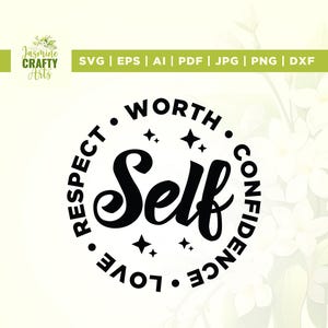 Self Love Svg, Self Respect Svg, Self confidence svg, Cricut, Png, Svg, svg designs, Empower Svg, Black Woman Svg, Self Love png, iron on