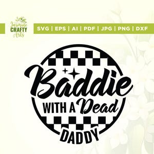 Méchant avec un papa mort Svg, Svg papa, méchant Svg, Cricut, sublimation, humour grossier Svg, humour noir Svg chemise, chemise adulte drôle Svg