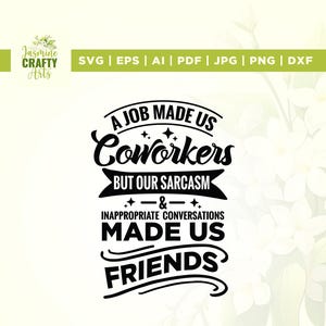 A Job Made Us Coworkers SVG, Cricut, sublimation, joyeux Noël svg, cadeau de Noël pour un collègue, décorations de Noël Svg, cadeau meilleur ami