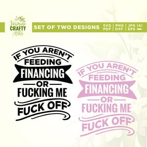 Finanziamento alimentare o fottimi in formato SVG, Atteggiamento in formato SVG, Cricut, Sublimazione, Sarcasmo su maglietta in formato SVG, Manica in formato SVG, Design divertente per maglietta per adulti, PNG sarcastico