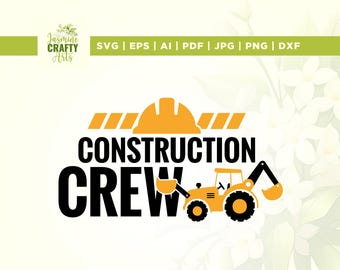Équipe de construction SVG, anniversaire de pelle, chemises assorties (téléchargement numérique)