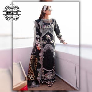 Custom Stitched  Luxury Embroidery Chiffon Indian Pakistani Dress For Women Salwar Kameez 3 Piece Suit Party Dresses Eid & Wedding Outfit