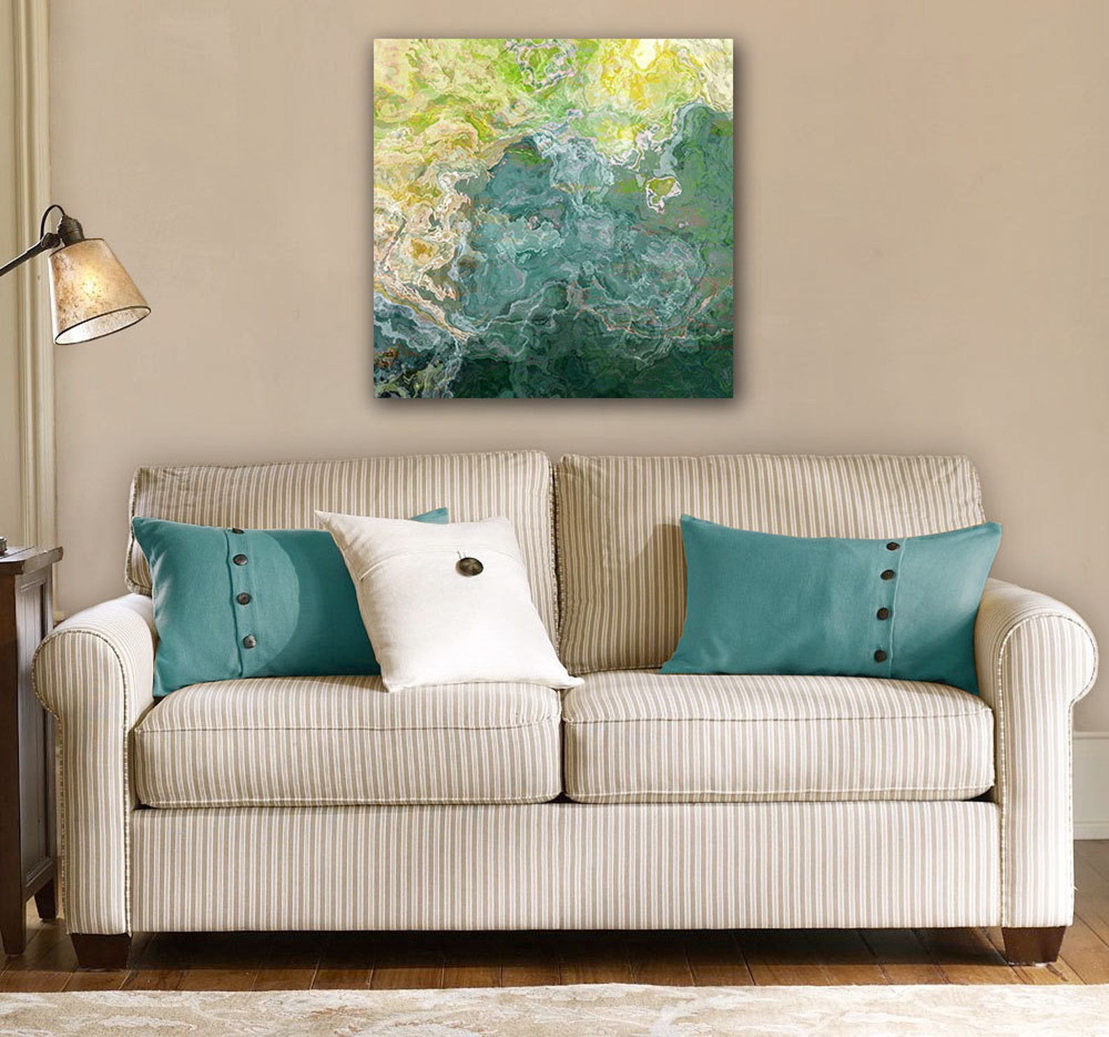 Contemporary Art Abstract Giclee Canvas Print With Gallery Etsy