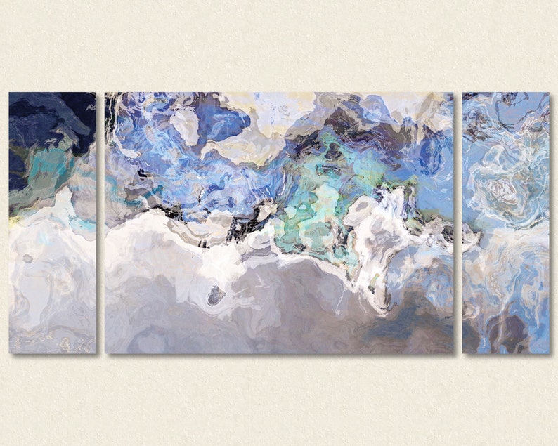 Oversize Modern Art Canvas Print From Abstract Art Painting Etsy