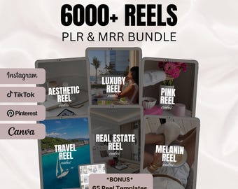 6000+ Aesthetic Faceless Video Reels Story MRR & PLR Resell Faceless Reels Faceless Marketing Reel Templates Instagram Vault IG Content Bank