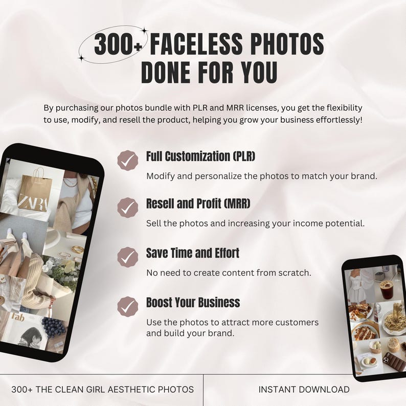 The Clean Girl Aesthetic Beige Modern Aesthetic Vibes Stock Images Collection Instagram Faceless Digital Marketing Content DFY MRR/PLR Luxury Clean Girl Stock Photos Faceless Photos Images Instagram Stories Aesthetic Stock Picture IG Social Media