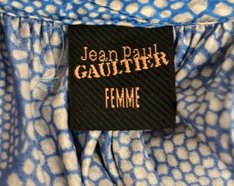 Designer Jean Paul GAUTIER Bombacho HAREM Pants Trousers in Rare Custom Print. Szie USA 6