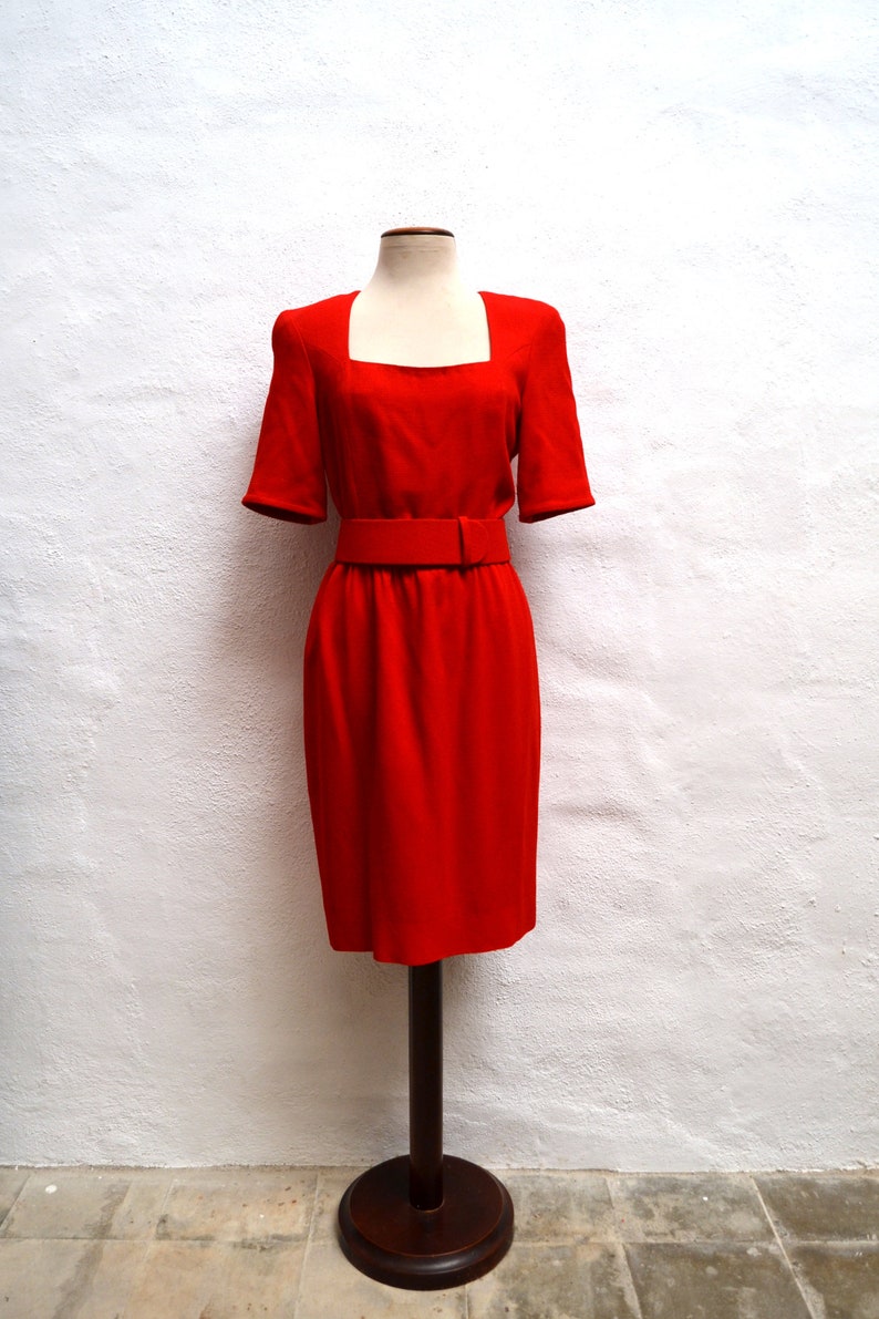 red spanish dress