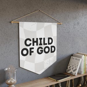 Child of God Pennant Banner: Christian Nursery Decor