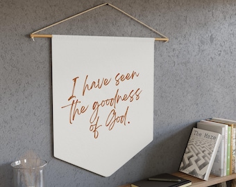 Goodness of God Banner: Christian Scripture Wall Hanging