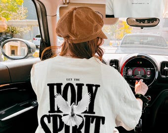 Heiliger Geist T-Shirt, Galater 5:16 Christliches T-Shirt, Glaubensbasiertes Kleid, Spaziergang durch den Geist Shirt, Bibel Vers Shirt für Frauen & Männer
