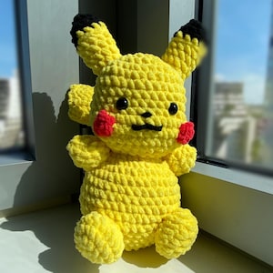 Crochet Pikachu Plush