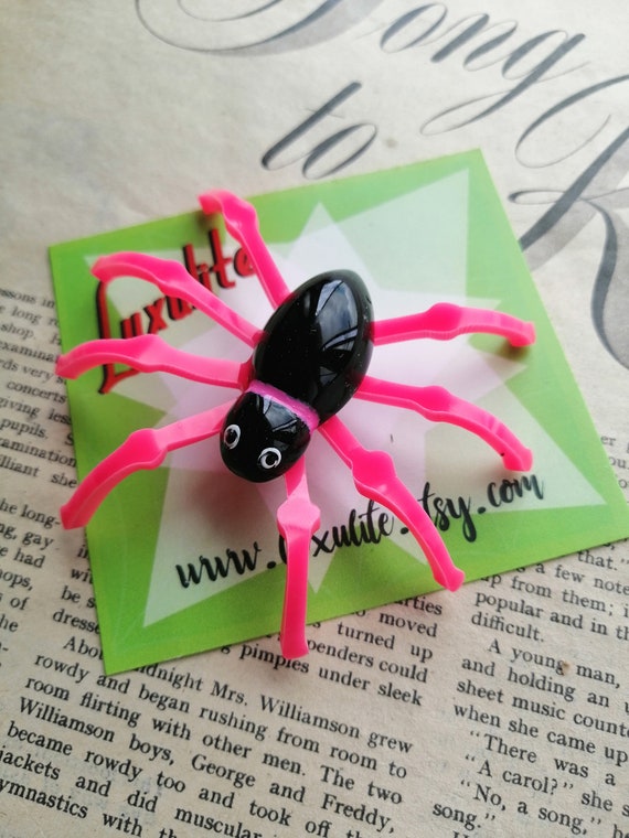 Bakelite 2024 spider brooch