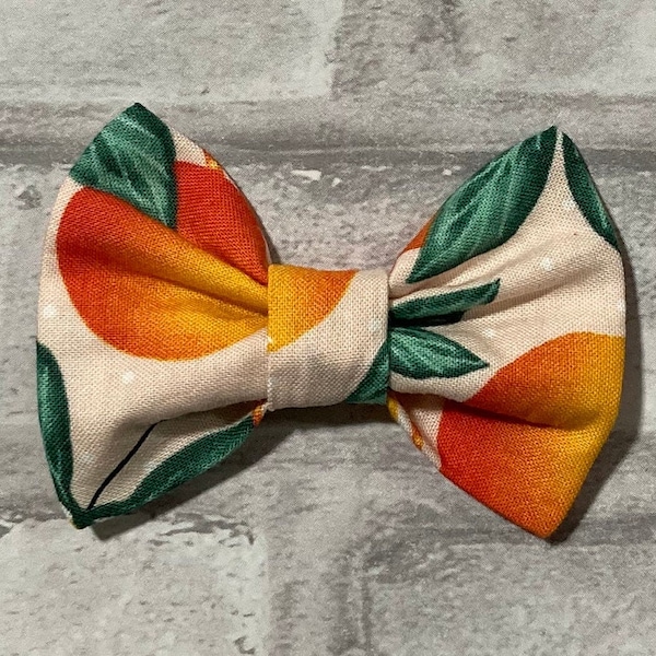 Oranges Bow Tie for dogs and cats, Fur Baby Bow Tie - 0001