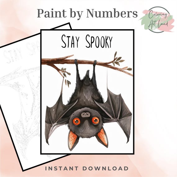 Halloween Paint By Numbers, Halloween Coloring Pages, Color By Numbers, Adults Coloring Pages, Home Wall Decor