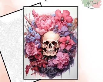 Halloween Paint By Numbers, Halloween Coloring Pages, Color By Numbers, Adults Coloring Pages, Home Wall Decor
